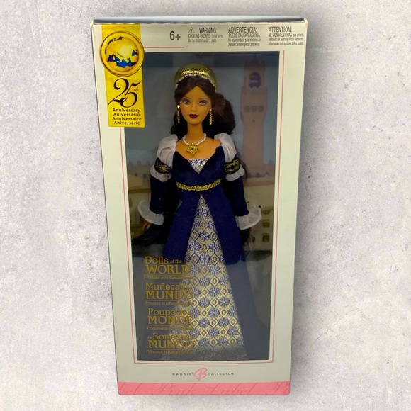 Mattel Other - 2004 Princess Of Renaissance Barbie Pink Label Dolls Of The World Mattel NIB